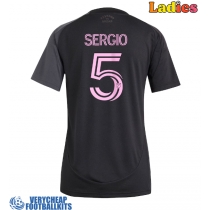 Inter Miami Sergio Busquets #5 Replica Away Shirt Ladies 2025-26 Short Sleeve
